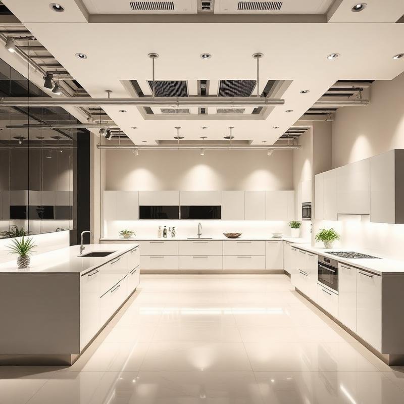 مطبخ مفتوح عصري